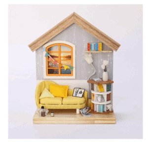 ドールハウスの家具diyミニチュア3D木製miniaturasドールハウスのおもちゃ子供の誕生日プレゼントカサ子猫日記 ２６
