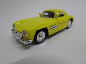 サウンドライト ダイキャスト ミニカー 1/36 1954 Benz 300SL Coupe ベンツ クーペ イエロー