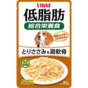 いなばペットフード いなば 低脂肪 とりささみ＆鶏軟骨 80g 犬用フード