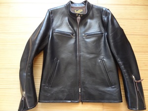 Ｙ’２LEATHER（ワイツーレザー）のシングルライダース　ホースハイド（ポニー）３８