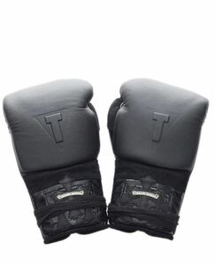 クロムハーツ TITLE BOXING ブラック レザー スウェード ボクシンググローブ メンズ CHROME HEARTS【新品】貴重　レア　世界で1個