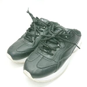 ◇ PUMA プーマ SOFT FOAM+ カジュアル レースアップ スニーカー サンダル サイズ25.5 ブラック メンズ E