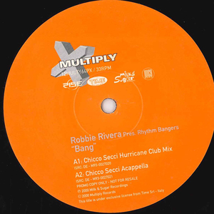 英12 Robbie Rivera, Rhythm Bangers Bang 12MULTY64PXPROMO MULTIPLY プロモ /00260