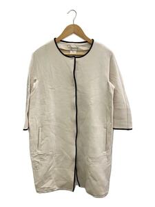 S Max Mara◆パイピング/ノーカラーコート/M/コットン/BEG/991103710700/ベージュ