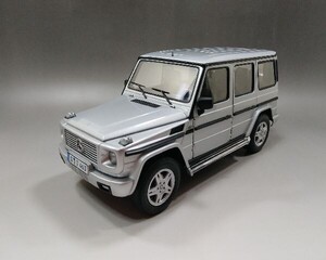 ●メルセデス・ベンツ ディラーモデル 1/18 メルセデス・ベンツ Gクラス シルバー　B66962142