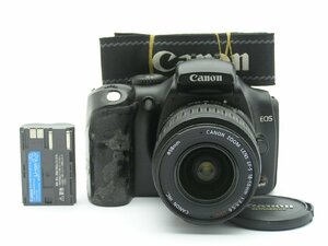 ★ハローカメラ★1120 Canon EOS Kiss Digital ( EF-S 18-55mm F3.5-5.6 ) 630万画素 本体とバッテリーのみ 動作品 1円スタート 即決有り