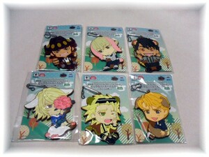 ●劇場版 TIGER&BUNNY -The Rising- ビッグ ラバー キーホルダー タイバニの森！全６種セット●きゅんきゃらいらすとれーしょんず