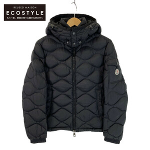 国内正規/ MONCLER モンクレール MORANDIERES モランデネス フード付ダウン ジャケット 0 ブラック メンズ