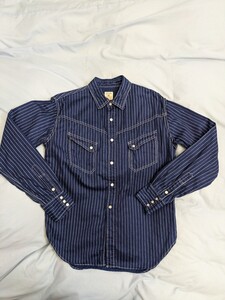 TCB RANCHMAN Shirt BLUE WABASH 40 ウォバッシュ ウェスタンシャツ デニム