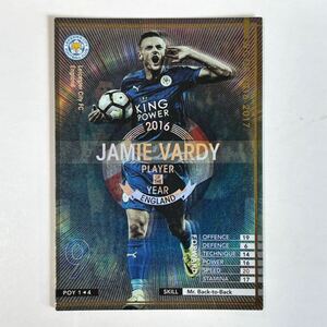 ♪♪WCCF 16-17 POY ジェイミー・バーディ Jamie Vardy Leicester City ♪四点落札で普通郵便送料無料♪