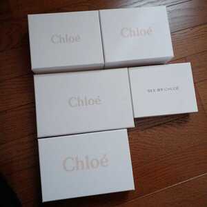 クロエChloe財布ロングウォレット箱×2&ミニ財布コンパクトウォレット箱×2 シーバイクロエSEE BY CHLOEミニ財布コンパクトウォレット箱×1