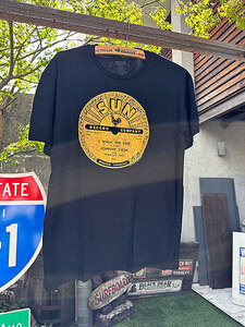 サンスタジオ　オフィシャルTシャツ　（Lサイズ）　SUN STUDIO I Walk The Line　■　アメリカン雑貨　アメリカ雑貨