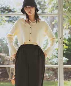 「N.（N. Natural Beauty Basic）」 ニットアンサンブル MEDIUM オフホワイト レディース