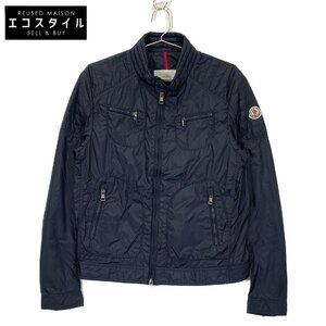 MONCLER モンクレール ネイビー DONATIEN ナイロン ジップアップジャケット ネイビー 1 ジャケット ナイロン メンズ 中古