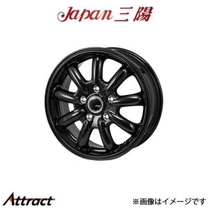 ジャパン三陽 ザック JP-209 アルミホイール 1本 ランサーワゴン/セディアワゴン CS5W(16×6.5J 5-114.3 INSET48 ブラック)Japan三陽 ZACK