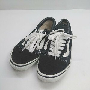 ◇ Θ VANS ヴァンズ オフザウォール　V36Cl スニーカー サイズ24 ブラック レディース E