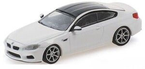 MINICHAMPS 1/87 BMW M6 クーペ 2015 ホワイト