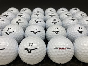 【激安】A26【超美品】Mizuno ミズノ D201 2020年モデル ホワイト 30個 【ランク Ｓ級】【ロストボール】