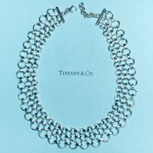 VINTAGE TIFFANY ヴィンテージ ティファニー インフィニティ リンク ネックレス シルバー 925 ループ 廃番 廃盤 ビンテージ オールド OLD