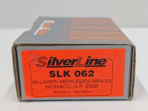 PN21A◆TAMEO Sliver Line 1/43 タメオ SLK 062 McLaren Mercedes マクラーレン メルセデス MP4/23 モナコ Monaco GP 2008 Win L.Hamilton