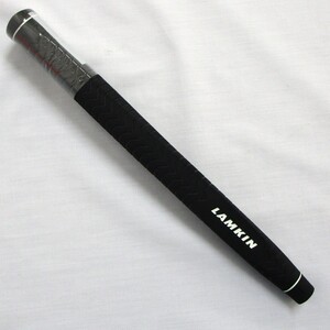 ラムキン パドル ブラック パターグリップ #101401B LAMKIN ディープエッチド DEEP-ETCHED PADDLE Putter 58R 定形外郵便送料無料