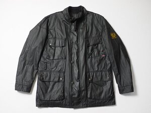 Belstaff　ベルスタッフ　ライディングジャケット　Sサイズ　コーティングコットン　ライニング　キルティングライナー付き　イタリア製　