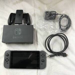 ge337 送料無料！動作品 ニンテンドースイッチ 本体 Nintendo Switch Joy-Con(L)/(R) グレー 旧型モデル