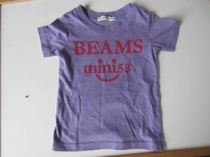 BEAMS mini ビームス ミニ 半袖 Tシャツ カットソー 90 サイズ ベビー キッズ 子供 入園 保育園 園庭 外遊び
