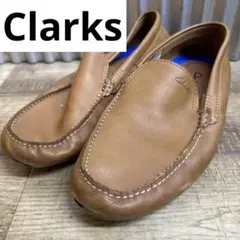 Y241009-11 Clarks スリッポン ローファー 24.5cm