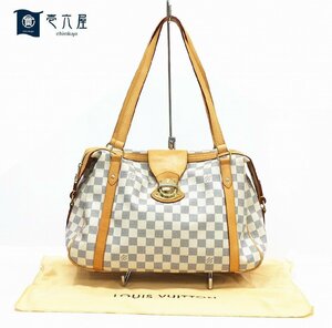 Louis Vuitton ルイヴィトン ストレーザPM N42220 ダミエ アズール ショルダーバッグ トートバッグ PVC レザー【中古】 JA-17500