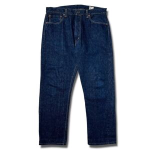 濃紺 orSlow 【 サイズ XL 4 】107 Ivy Fit ONE WASH DENIM PANTS アイビーフィット ワンウォッシュ デニム パンツ オアスロウ