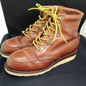 90年代　白タグ　CHIPPEWA　チペワ　MOC TOE BOOTS ブラウン サイズ8E　26.5程度