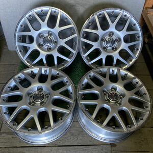 フォルクスワーゲン純正ホイール BBSホイール 17インチ 17×7.5J OFF;+45 PCD;112-5H ハブ径;約57mm 傷あり、ガリ傷あり、錆びあり 4本 