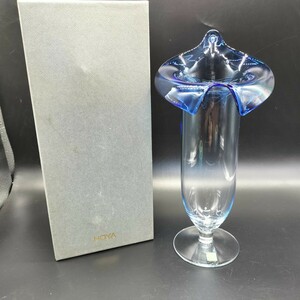 HOYA GLASS フラワーベース グラス 花瓶 花入 花器 置物 インテリア ク2