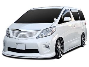 アルファード GGH20 GGH25 ANH20 ANH25 フロントハーフ 前期 S専用 エアロ FRP 未塗装 社外品 ALPHARD トヨタ TOYOTA