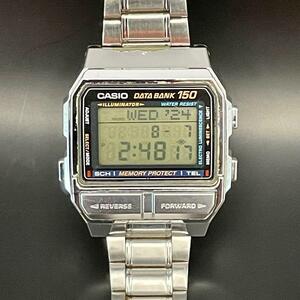 1円〜【稼働】良品 CASIO カシオ DB-1500 データバンク テレメモ150 デジタル腕時計 ヴィンテージ