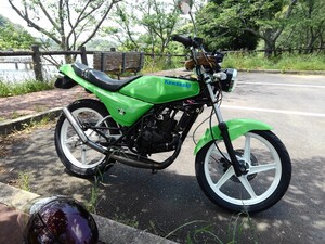 千葉県館山～水冷カワサキAR80Ⅱ仕様　フルカスタム(逆車カワサキマグナム80LCフルパワー14馬力)　