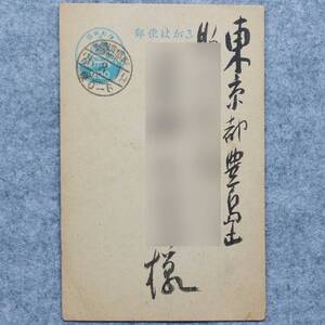 エンタイヤ ２円はがき 往信 昭和２６年 和歌山高野 印 高野山 金山穆韶