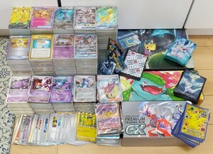 店処分ポケモンカード大量まとめ約10000枚（内キラP古い星6など約2000枚）年代色々未チェック　スリーブピカチュウ等25th入り説明文必読