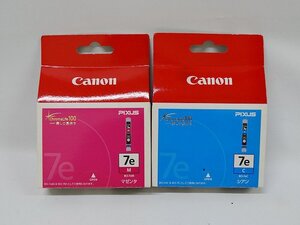 ☆未使用品☆純正 Canon キヤノン BCI-7e シアン マゼンタ インクタンク 推奨使用期限切れ 【2017.09】ジャンク品 現状品