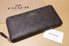 大人気で品薄のかわいいお財布♡ COACH コーチ 長財布 ブラウン♪