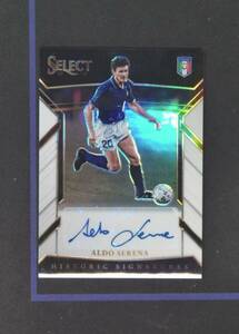 020: 2017-18 Panini select Aldo Serena 99枚限定 直筆サインカード