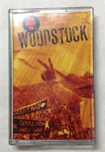 ykbd/24/0404/ym180/pk310/A/2.5★カセットテープ　ウッドストック『The Best Of Woodstock』Jimi Hendrix/The Who/CSNY/Joe Cocker/