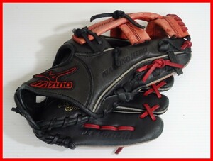 MIZUNO　DIAMOND HERO　SOFTBALL　黒　中古　2409★SM-1669