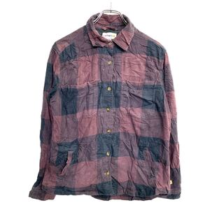 Carhartt シャツジャケット Mサイズ カーハート ジュニアサイズ ブラック ワインレッド 古着卸 アメリカ仕入 t2411-3230