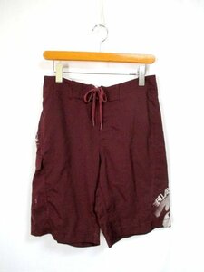 d297　BILLABONG　ビラボン　サーフパンツ　サイズ30　エンジ色系　30-8