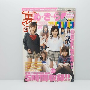 裏め・き・ら THE DVD Vol.16 2007年3月号 DVD付(開封済)　辻あずき/小西あん/木村那美/大木ゆい/彩芽はる/百瀬まひる/美月ひなこ/坂口のあ