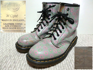 ♪英国製 England Dr.Martens 8holes ドクターマーチン 花柄 UK6