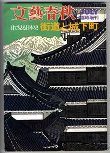 【c0717】73.7 目で見る日本史 街道と城下町[文藝春秋 臨時増刊]