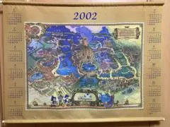 【購入前コメント必須】ディズニーシー記念グッズ　2002年カレンダータペストリー